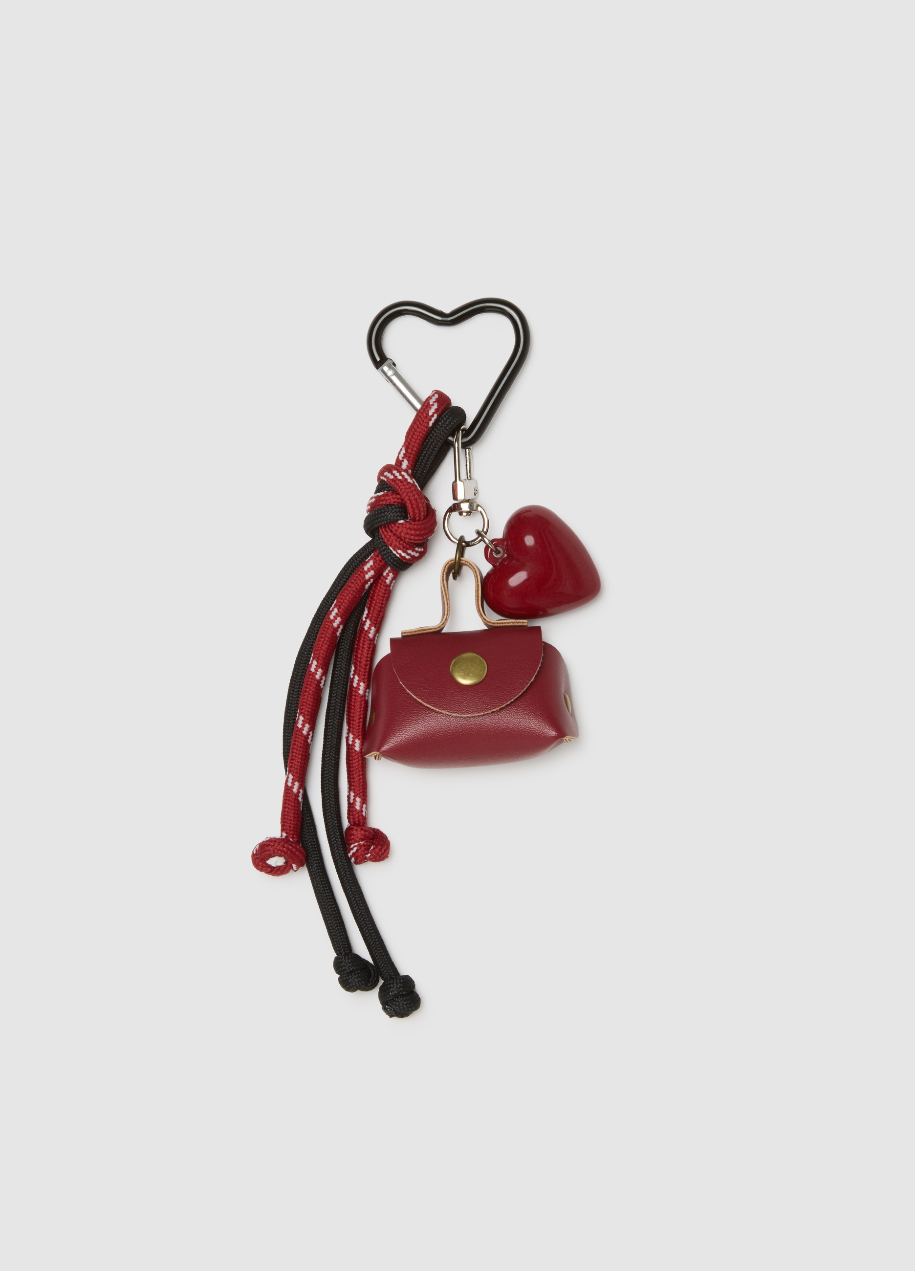 Stefanel - Portachiavi rosso, Donna, Rosso scuro, Taglia ONE SIZE